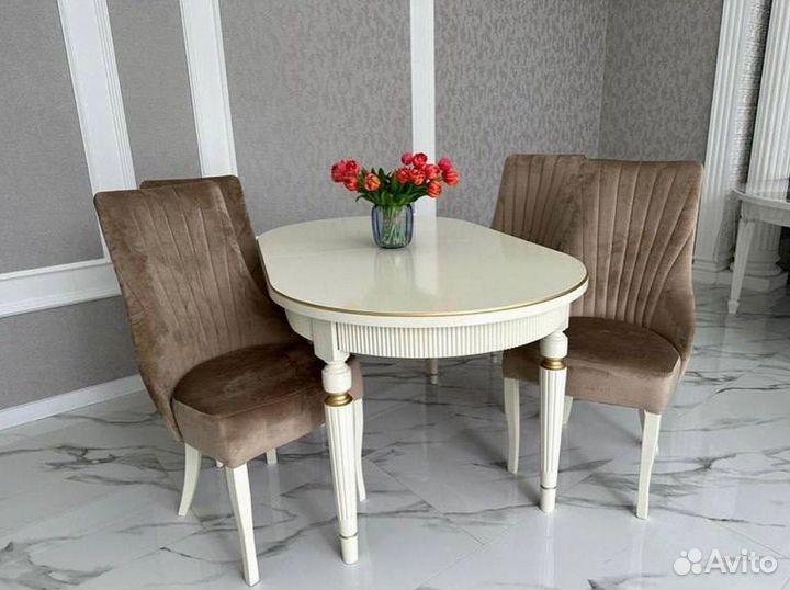 Кухонный стол и стулья комплект, наше производство