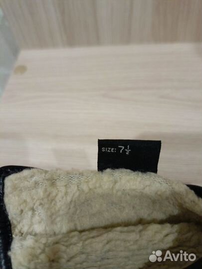 Перчатки женские кожаные 7,5