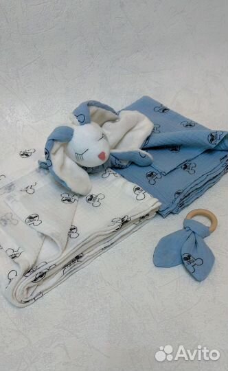 Муслиновый комплект пелёнки
