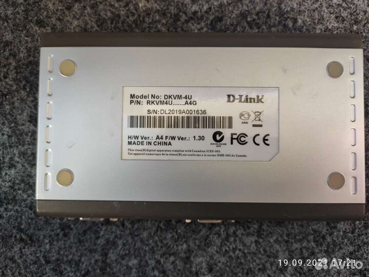 Переключатель D-Link dkvm-4U