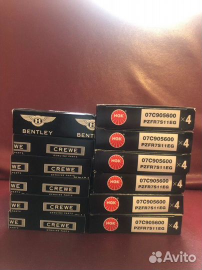 Свечи на Bentley Continental GT/Flying Spur