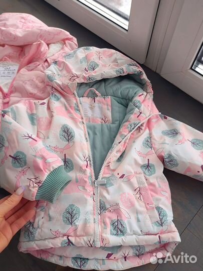 Куртка демисезонная для девочки 80 86