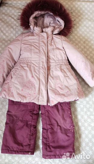 Зимний костюм для девочки 98
