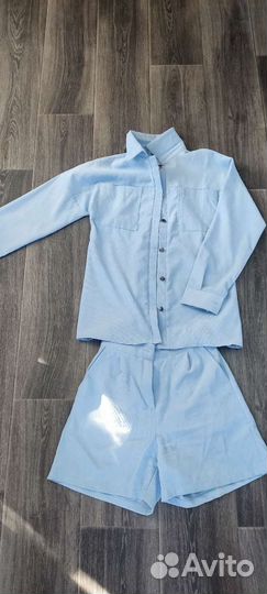 Костюм рубашка с шортами