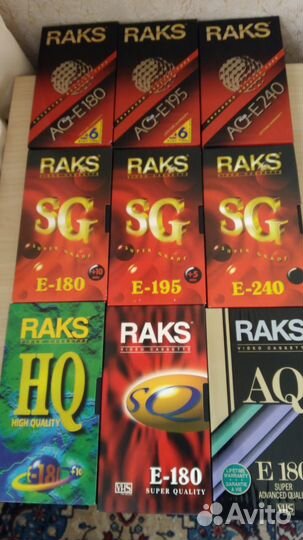 Видеокассеты пр-ва Японии, Германии, Кореи, России