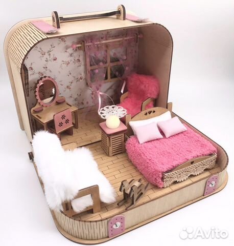 Кукольный домик чемодан «Зефир»