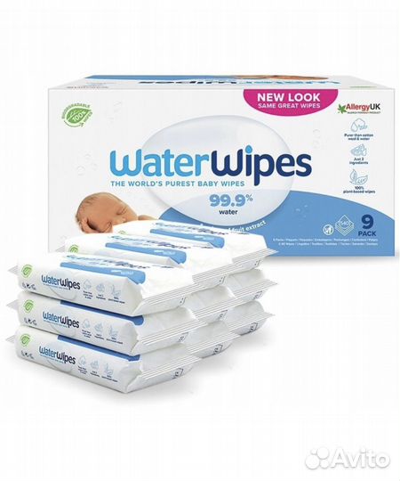 Гигиенические салфетки waterwipes usa