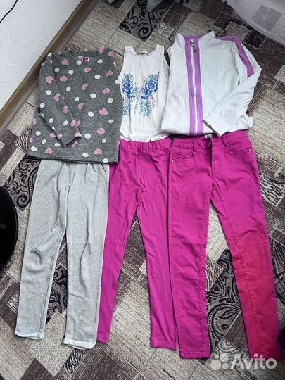 Вещи пакетом на девочку 152 158