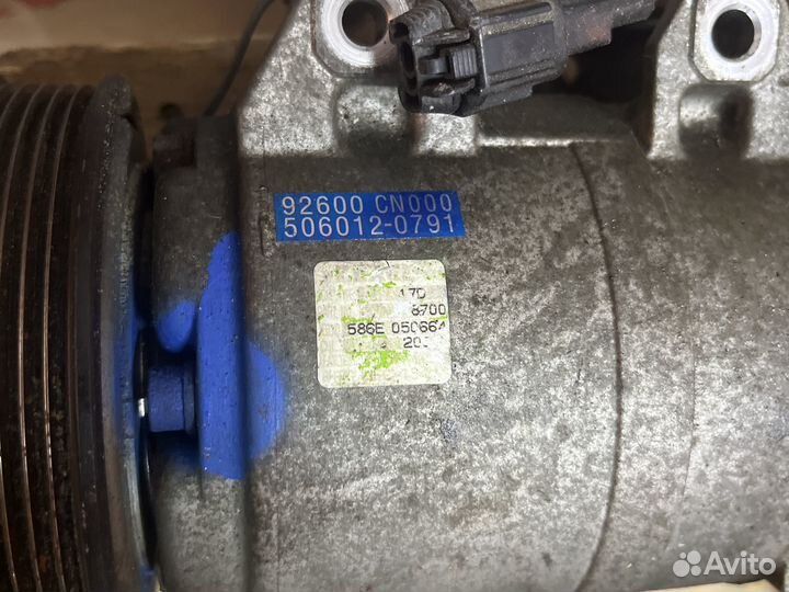 Компрессор кондиционера Nissan presage (U31)