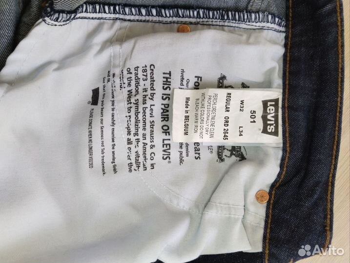 Мужские джинсы Levi Strauss & Co