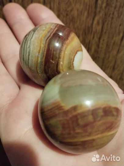 Оникс шарики малые и большие, бокалы