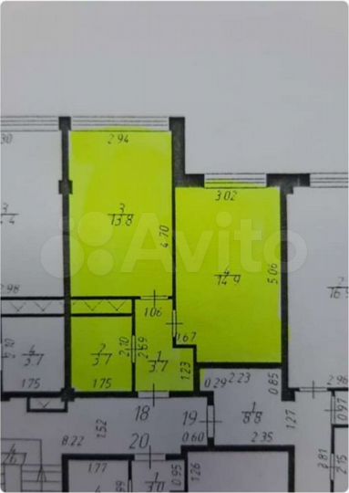 1-к. квартира, 36,1 м², 4/5 эт.