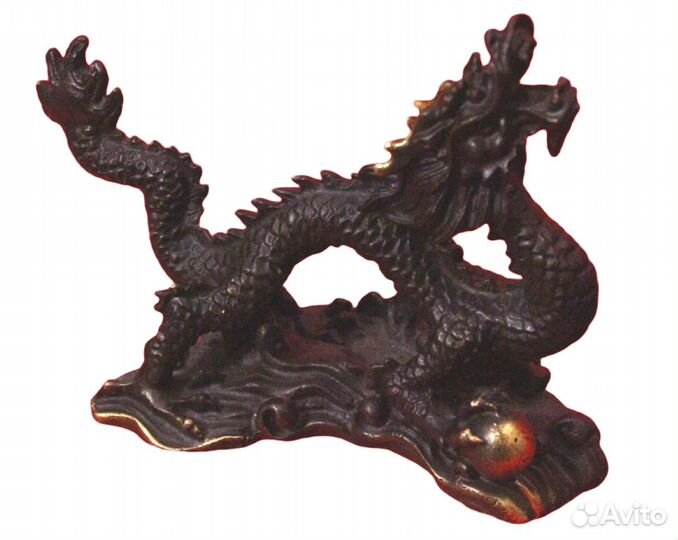 Дракон - Китайская статуэтка из Бронзы RU*311а