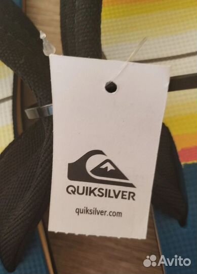 Шлепанцы мужские Quicksilver, р. 8 US (Оригинал)