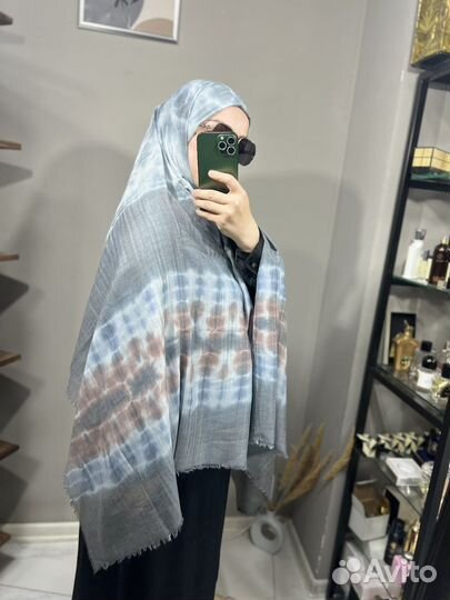 Шарфы и палантины лен