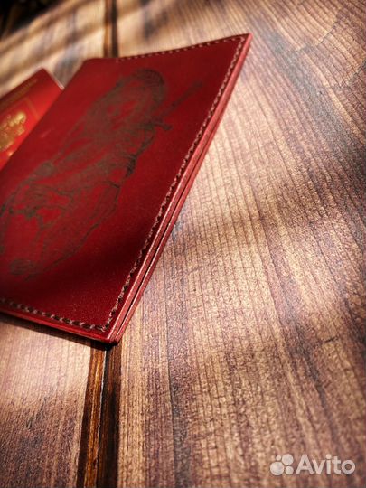 Обложка для паспорта кожаная