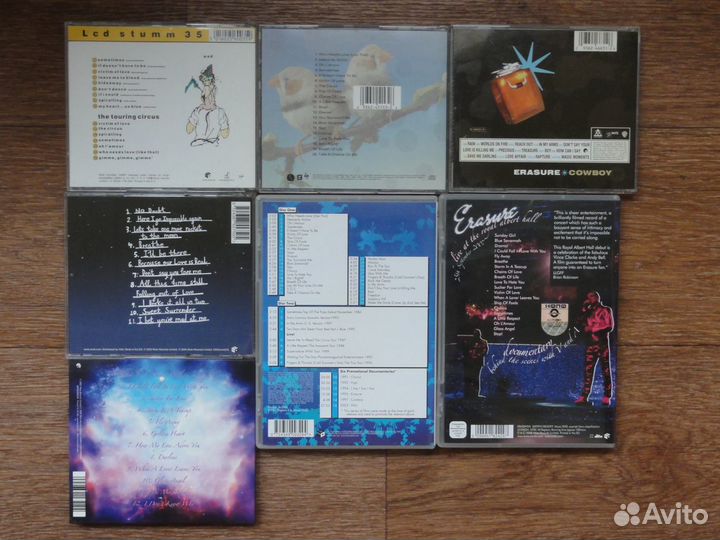 Альбомы Erasure на CD, DVD, фирма, цена за 1 шт