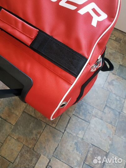 Баул хоккейный 28 красный 2 кармана