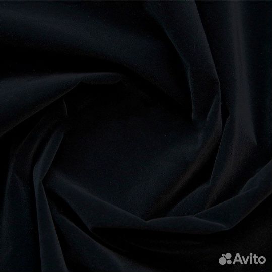 Черный бархат ткань