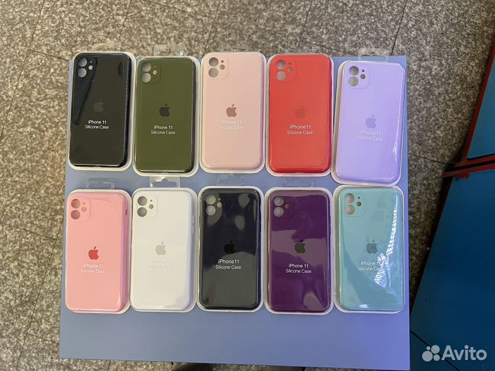Чехол Silicone Case iPhone 6; 7; 8; X; XR; 11; 11