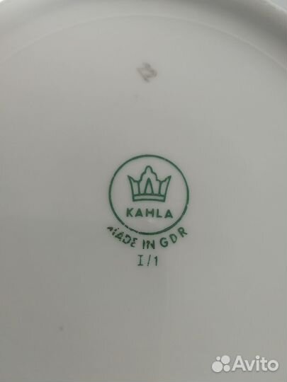 Чайный фарфоровый сервиз производство Германия (ГД