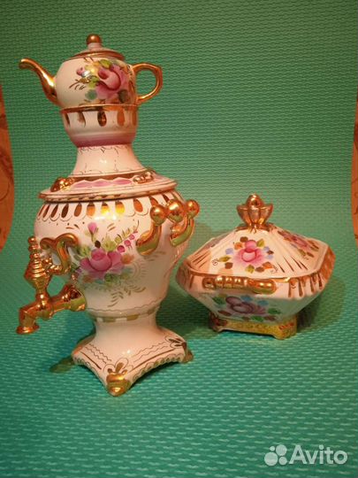 Фарфоровый самовар СССР