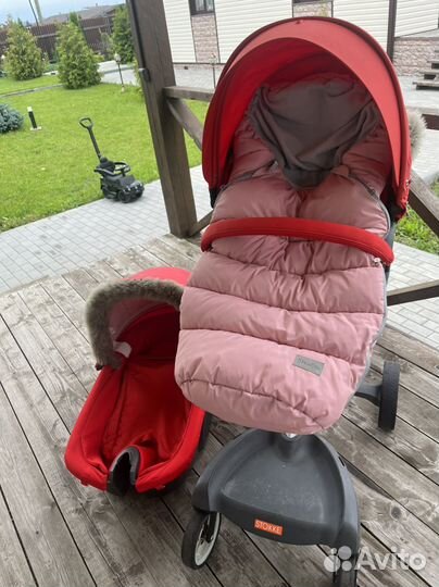 Коляска stokke Crusi 2 в 1 много допов