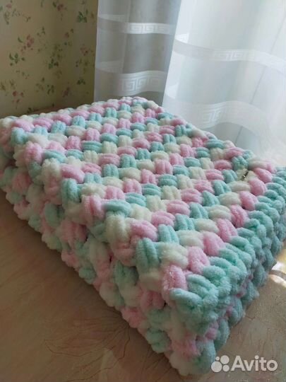 Плед детский плюшевый