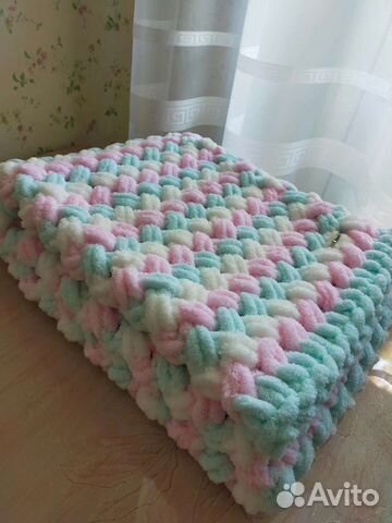 Плед детский плюшевый