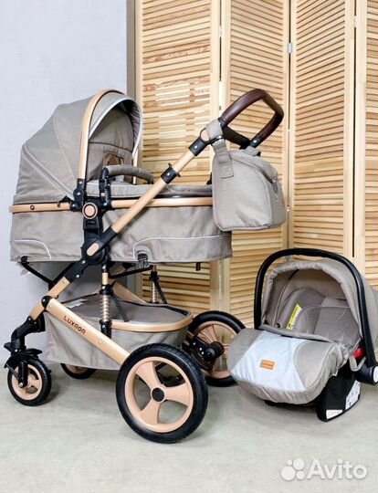 Коляска 3 в 1 легкая Luxmom 518
