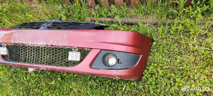 Бампер передний renault logan 1 фаза 2