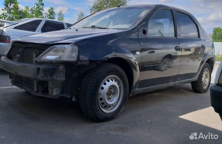 Renault Logan 1.6 МТ, 2009, битый, 190 000 км