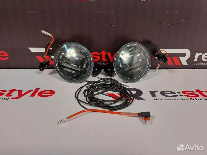 Туманки Nissan 2 уха 2 режима LED N2616