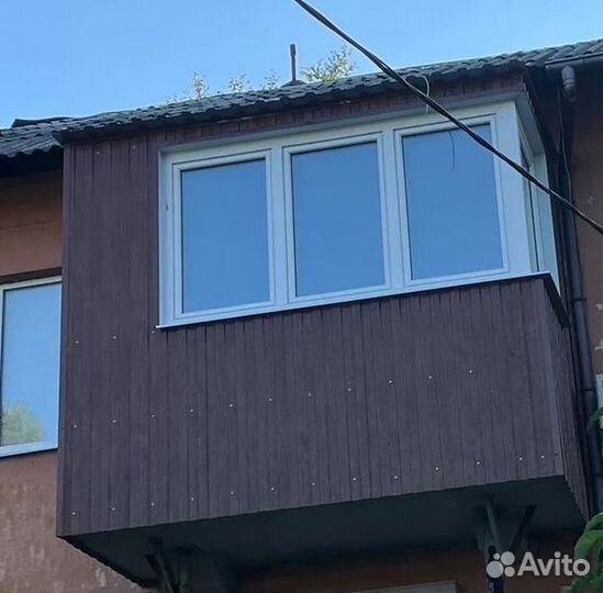 Пластиковые окна на балкон, с завода под ключ