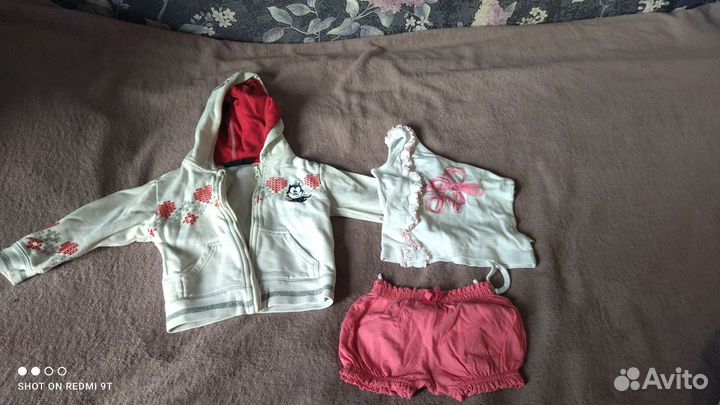 Вещи пакетом на девочку 74-80