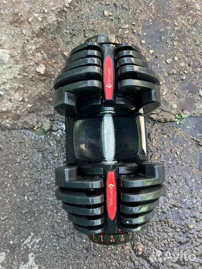 Регулируемая гантель Optima Fitness 40 кг