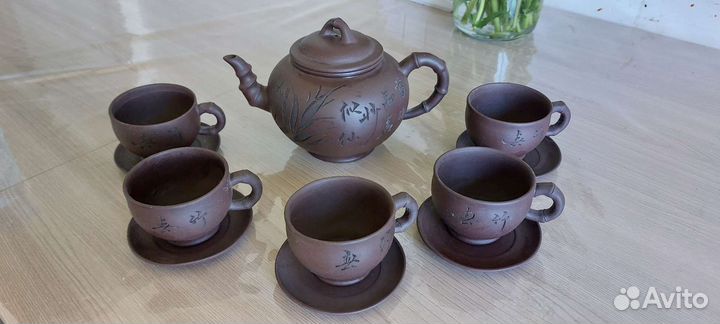 Чайный сервиз из глины