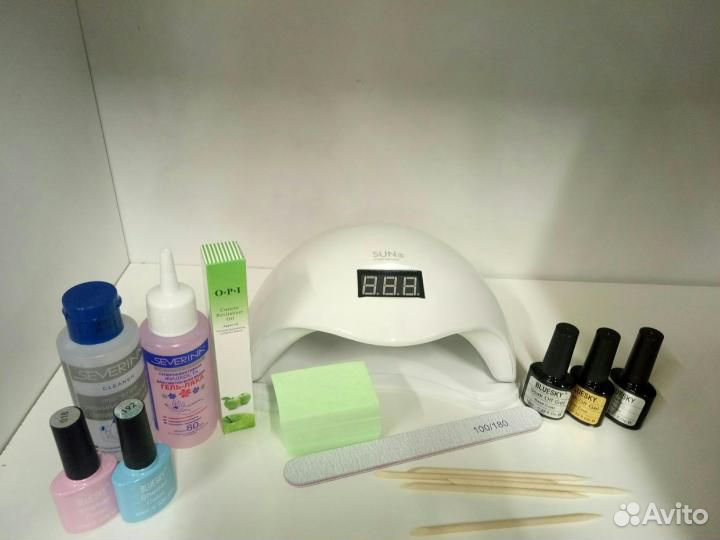 Набор для покрытия гель лаком и маникюра