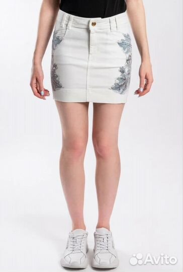 Джинсовая юбка just cavalli