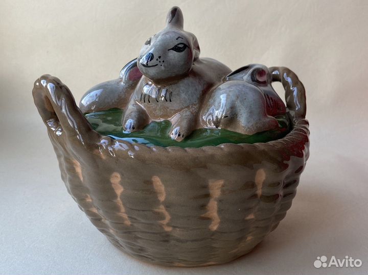 Сахарница керамическая