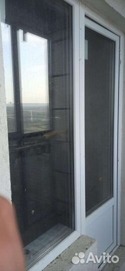 Балконный блок с дверью