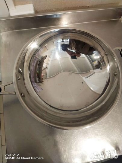 Сковорода вок из нержавеющей стали