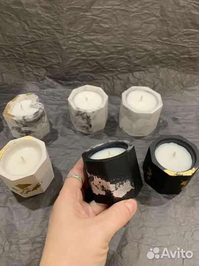 Свечи ручной работы из соевого воска