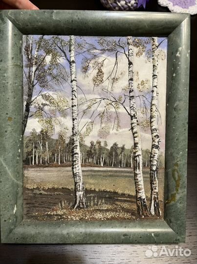 Красивая Картина из натуральных камней