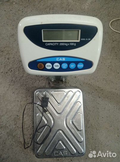 Весы cas 200 кг