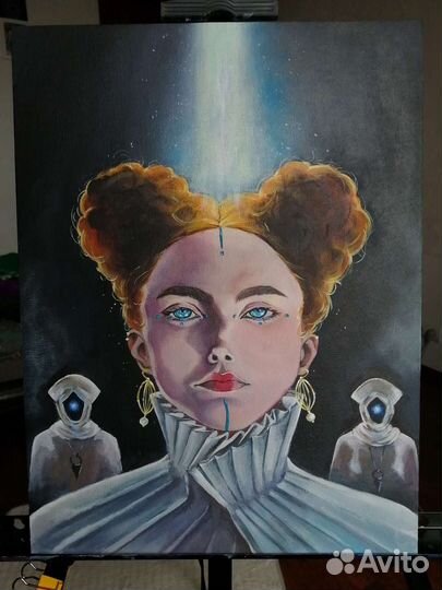 Интерьерная Картина акрилом на холсте