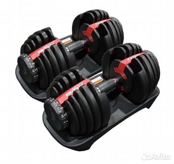 Гантели 40 кг Proxima Gigant (пара - 2 штуки)