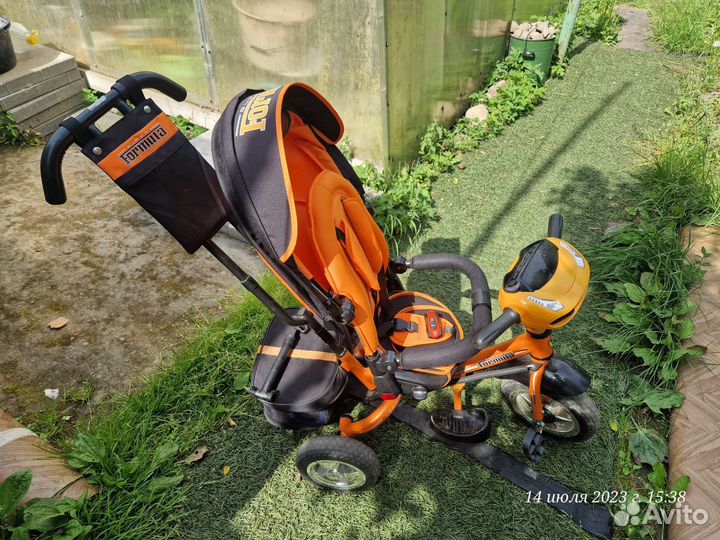 Велосипед Коляска с ручкой Super Formula