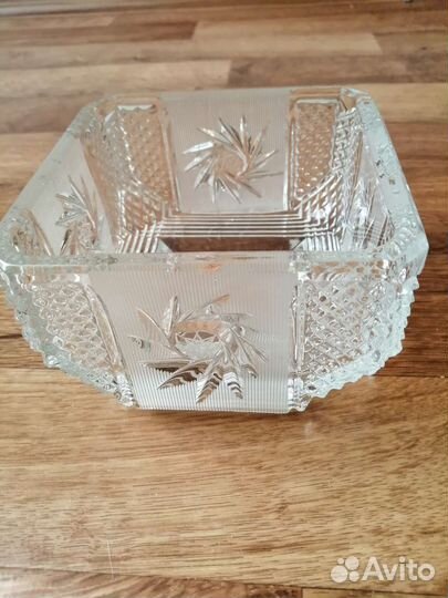 Хрустальная конфетница СССР