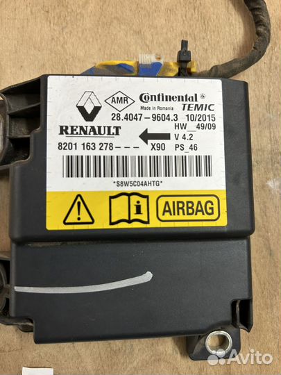 Блок управления AIR BAG Renault